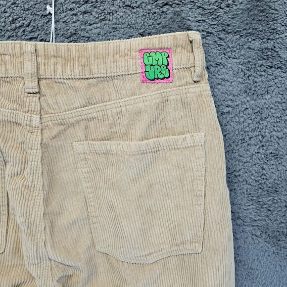Empyre Tori Pants Women Size 10 Brown Corduroy Straight Skater Pant High Rise - Picture 9 of 11